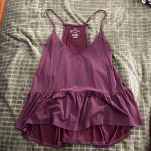 AEO tank | maroon | size large